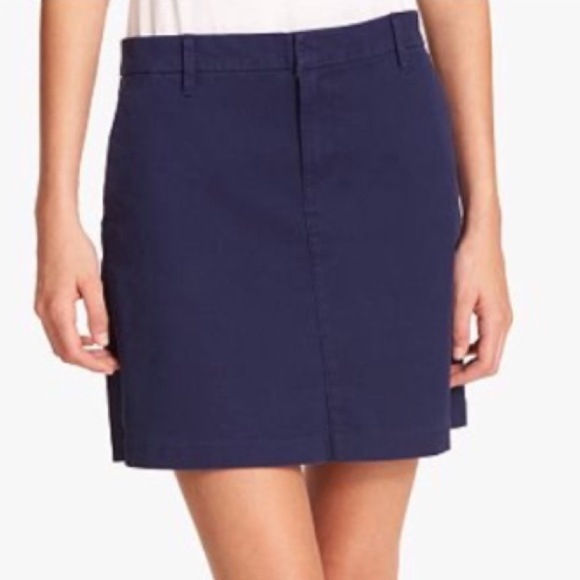 NWT Tommy Hilfiger Navy Hollywood Skirt - Size 6 - Picture 1 of 8